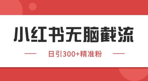 小红书截流同行客源，独家野路子获客玩法 日引200+暴力获客【揭秘】-三零资源