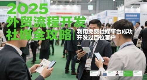 2025外贸流程开发社媒全攻略,利用免费社媒平台成功开发过百位客户-三零资源