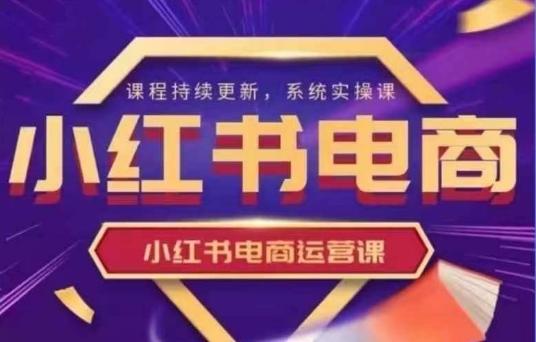 小红书电商运营实操课,新手从0~1落地实操-三零资源