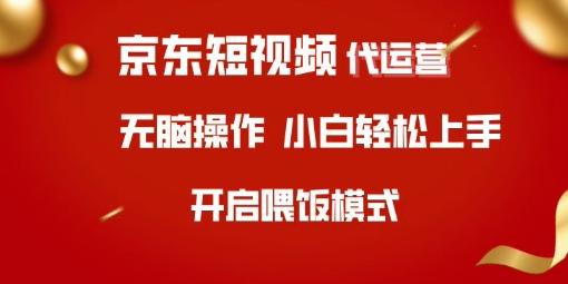 京东短视频代运营,全程喂饭,小白轻松上手【揭秘】-三零资源