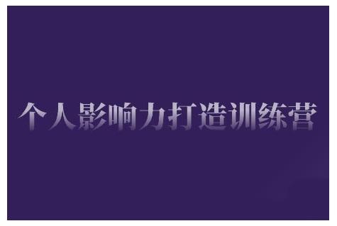 个人影响力打造训练营,掌握公域引流、私域运营、产品定位等核心技能,实现从0到1的个人IP蜕变