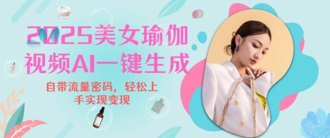 2025瑜伽美女视频,简单流量变现新玩法-三零资源
