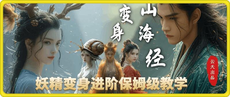 云天AI山海经变身视频教程,妖精变身进阶保姆级教学-三零资源