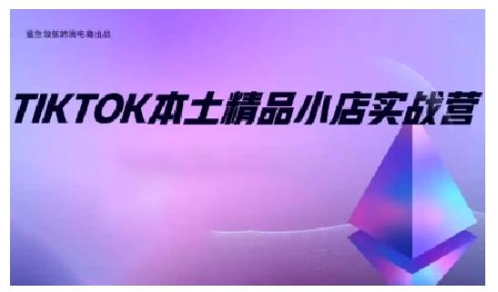 TikTok本土精品小店出海实战营,从入门到高阶,不止0-1!-三零资源