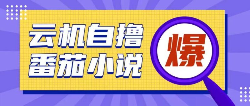首发云手机自撸小说玩法,10块钱成本可撸200+收益操作简单【揭秘】-三零资源