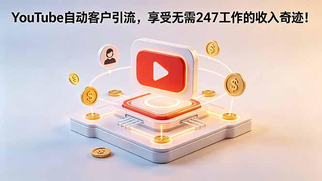 YouTube 自动客户引流，享受无需 247 工作的收入奇迹！【原创双语字幕】-三零资源