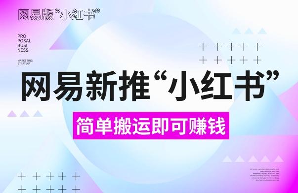网易官方新推“小红书”,搬运即有收益,新手小白千万别错过(附详细教程)【揭秘】-三零资源
