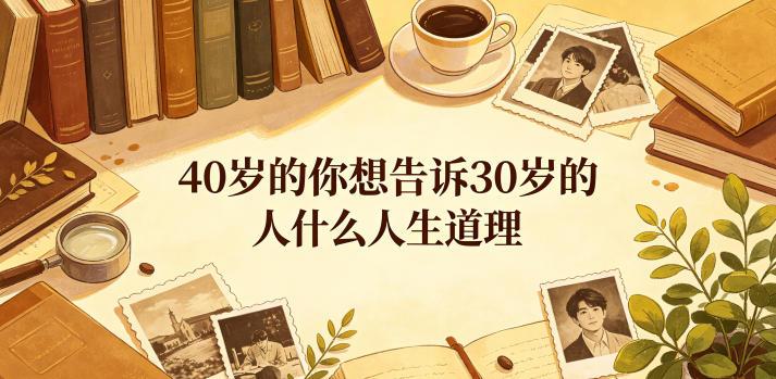 公众号付费文章:40岁的你想告诉30岁的人什么人生道理?-三零资源
