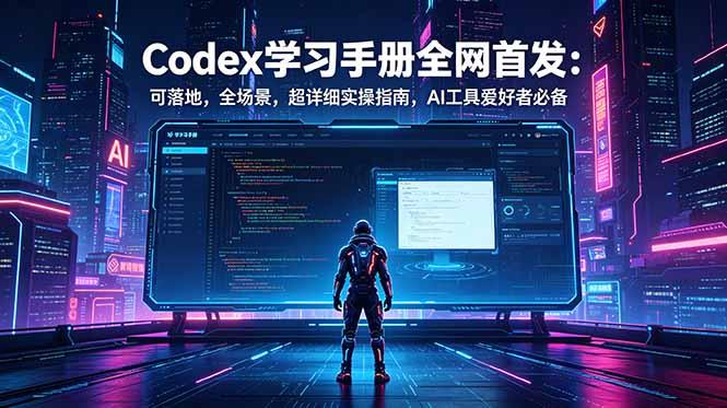 Codex学习手册全网首发:可落地,全场景,超详细实操指南,AI工具爱好者必备-三零资源