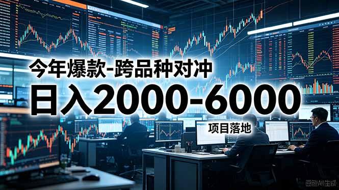 今年爆款-跨品种对冲日入2000-6000，项目落地！-三零资源