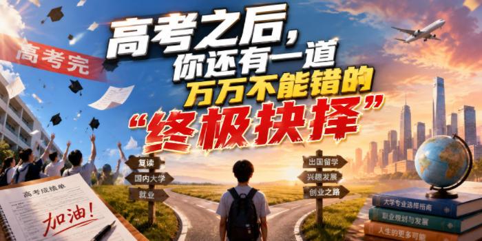 付费文章:高考之后,你还有一道万万不能错的“终极抉择”-三零资源