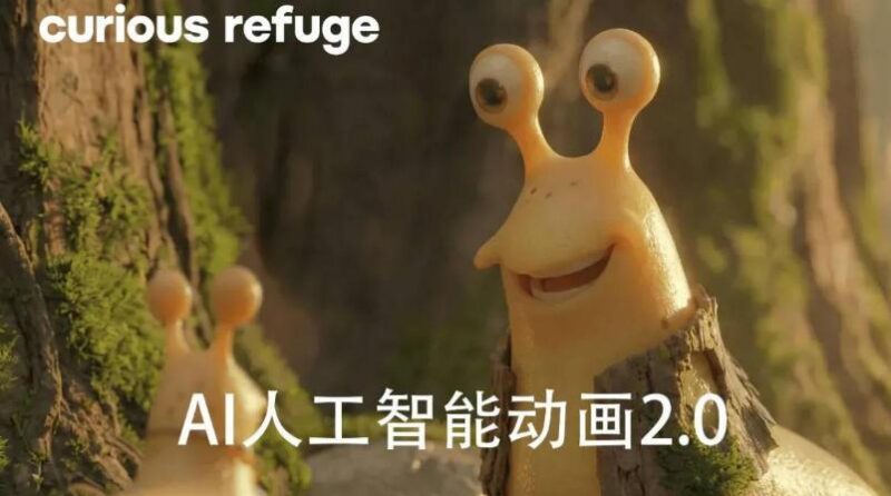 好奇避难所—AI人工智能动画电影制作2.0-【独家精翻中英字幕】-三零资源