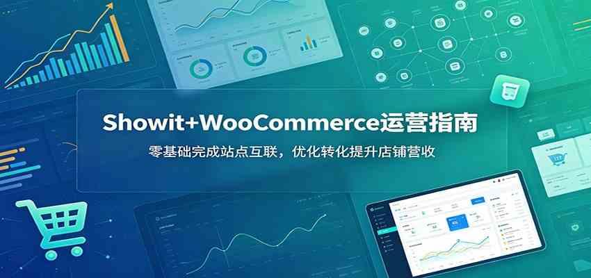 Showit+WooCommerce运营指南:零基础完成站点互联,优化转化提升店铺营收