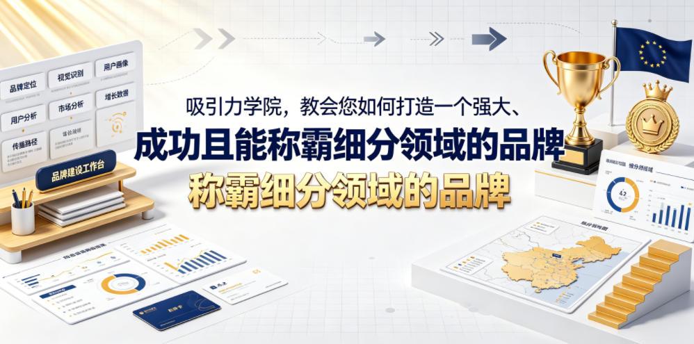 吸引力学院,教会您如何打造一个强大、成功且能称霸细分领域的品牌!【原创双语字幕】