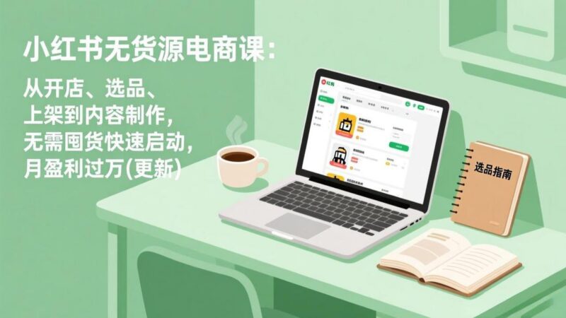 小红书无货源电商课(4月20更新-三零资源