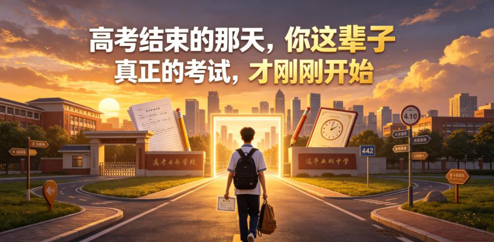 付费文章：高考结束的那天，你这辈子真正的考试，才刚刚开始
