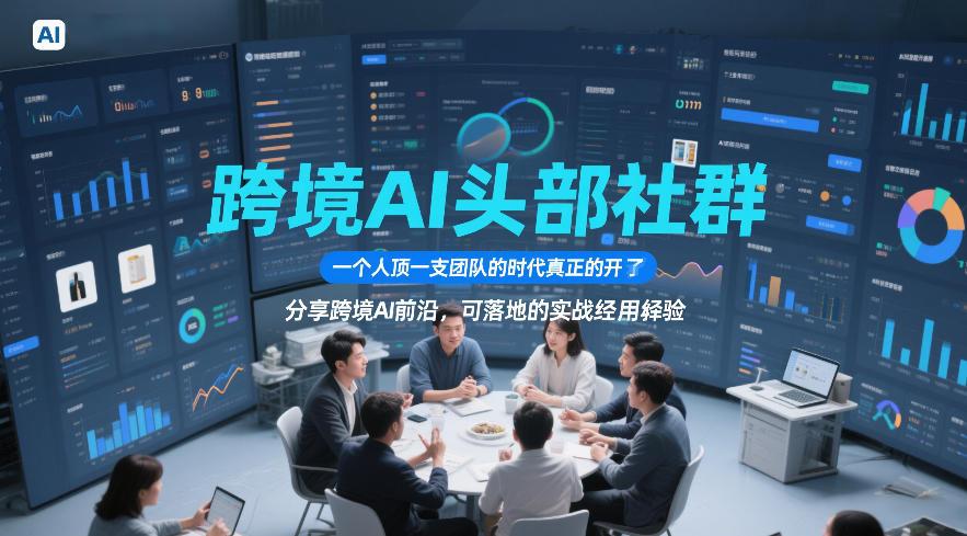 跨境AI头部社群,一个人顶一支团队的时代真正的开始了,分享跨境AI前沿,可落地的实战经验(更新6月19日)