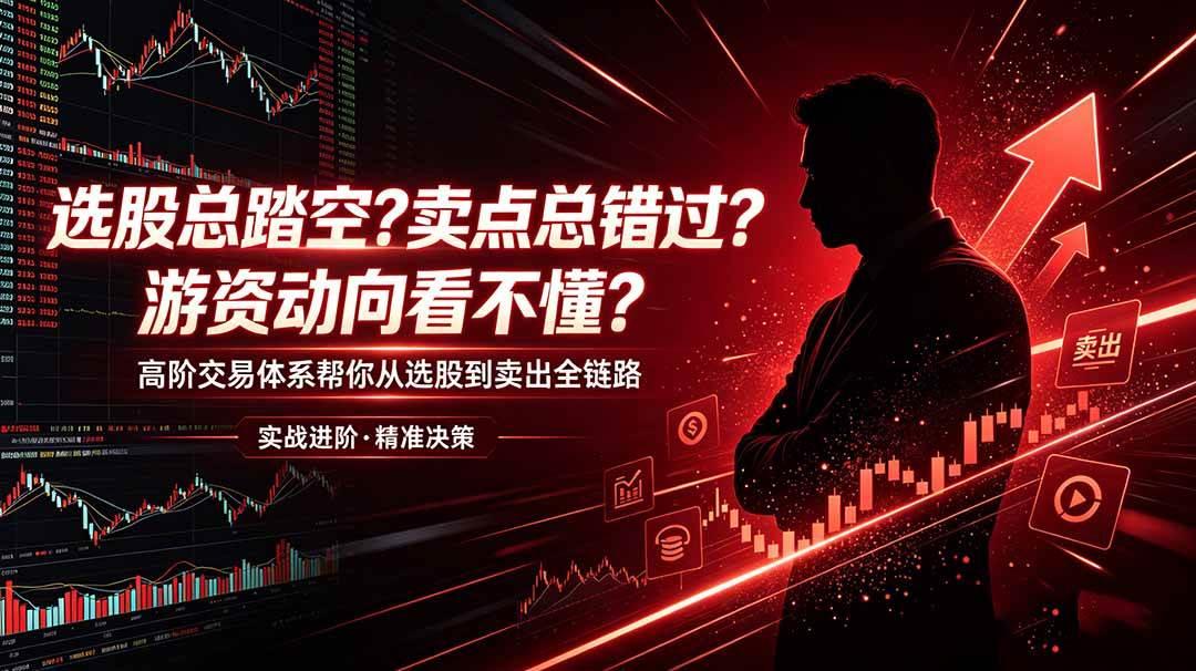 选股总踏空?卖点总错过?游资动向看不懂?高阶交易体系帮你从选股到卖出全链路(更新6月)