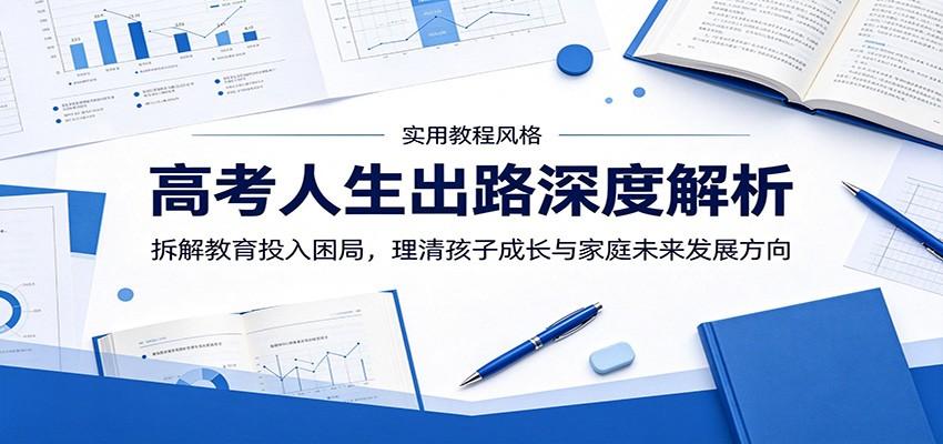 高考人生出路深度解析:拆解教育投入困局,理清孩子成长与家庭未来发展方向