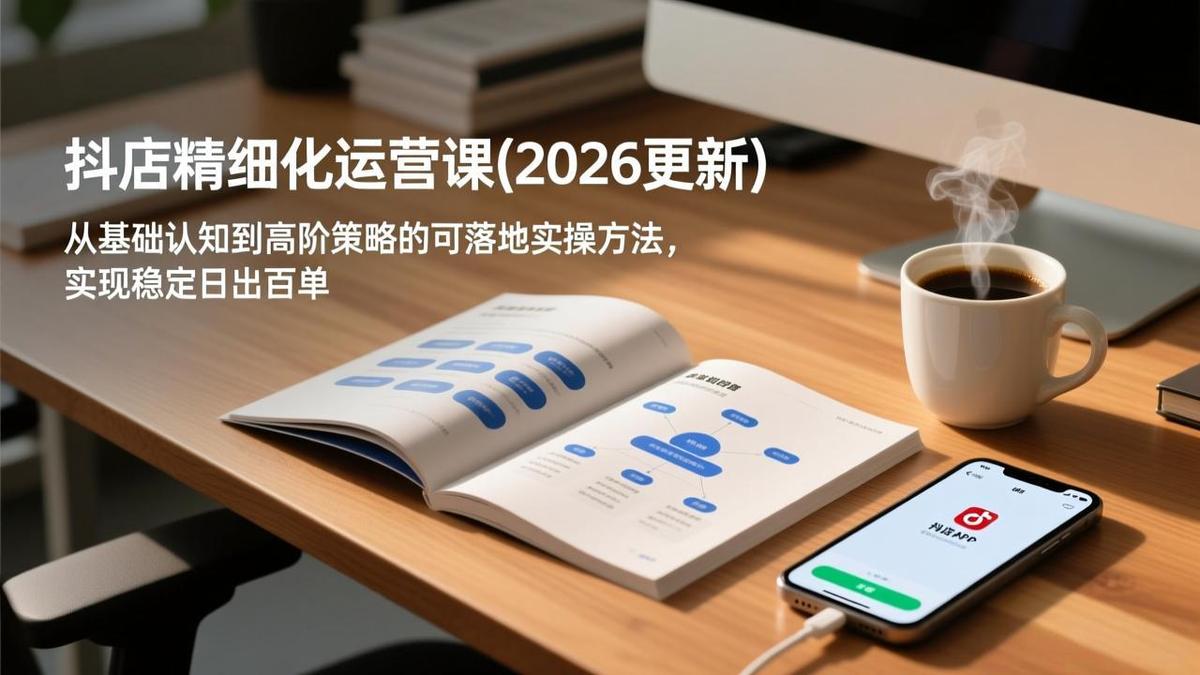 抖店精细化运营课(更新6月