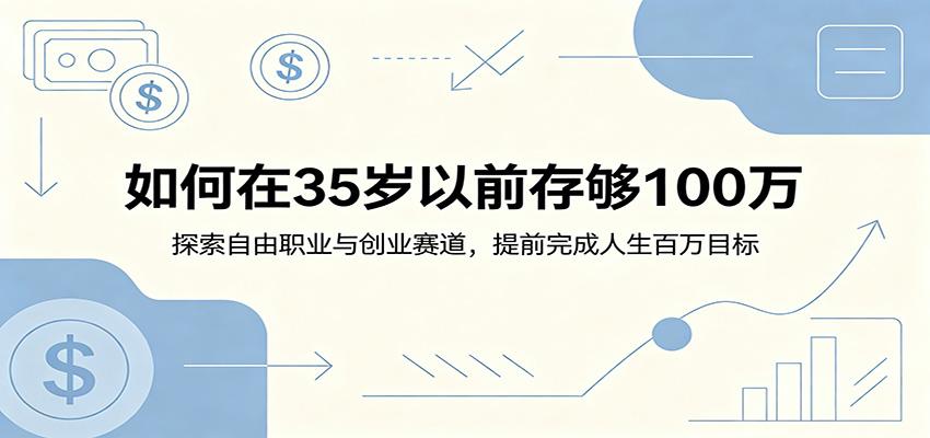 如何在35岁以前存够100万:探索自由职业与创业赛道,提前完成人生百万目标