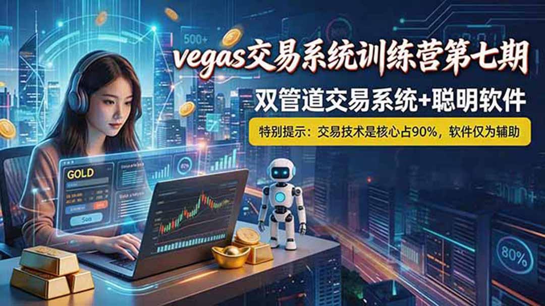 【海外美金AI搬砖】Vegas交易技术+聪明软件， 黄金期货日赚50-1000U， 长期稳定，小白轻松上手