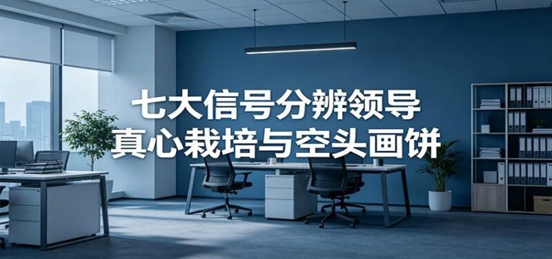 付费文章《七大信号分辨领导真心栽培与空头画饼》读懂管理背后人性逻辑-三零资源