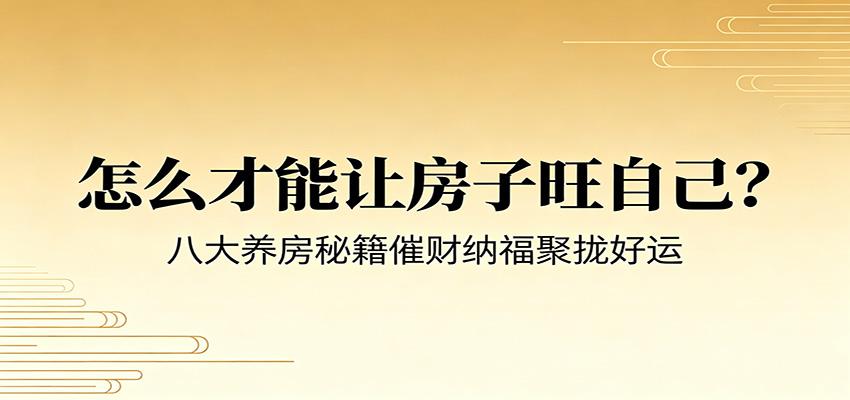 付费文章《怎么才能让房子旺自己？》八大养房秘籍催财纳福聚拢好运