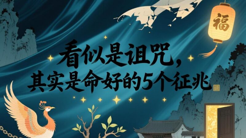 付费文章:看似是诅咒,其实是命好的5个征兆-三零资源
