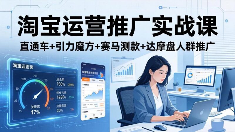 淘宝运营推广实战课(更新26年4月-三零资源