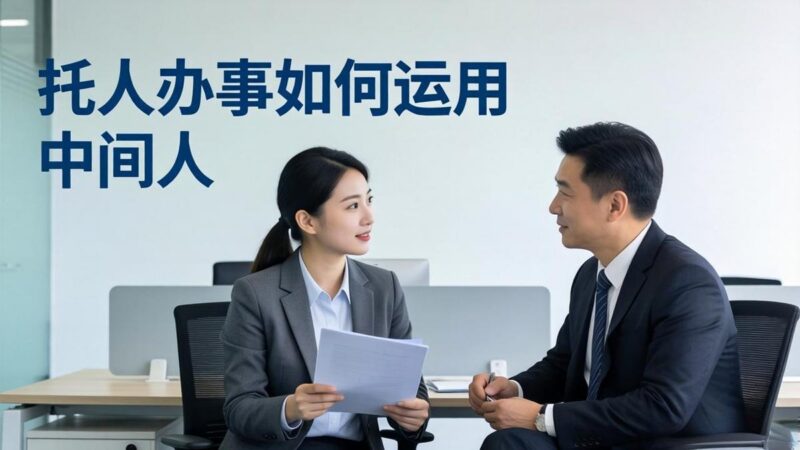 付费文章:托人办事如何运用中间人?-三零资源