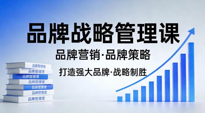 打造强大的品牌!品牌战略管理课,品牌营销,品牌策略