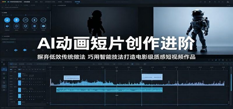 AI动画短片创作进阶：摒弃低效传统做法，巧用智能技法打造电影级质感短视频作品-三零资源