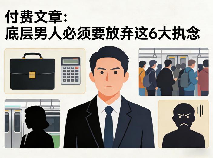 付费文章:底层男人必须要放弃这6大执念-三零资源