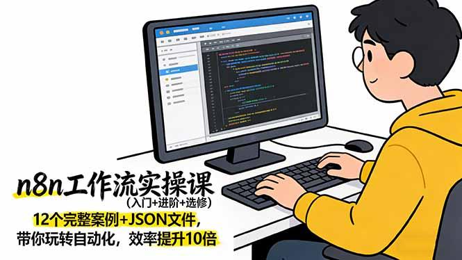 n8n工作流实操课(入门+进阶+选修-三零资源
