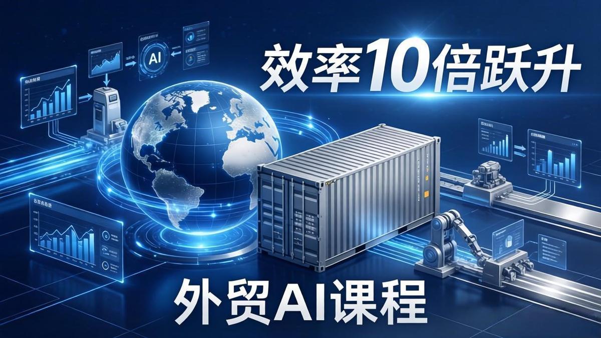 外贸人AI破局课:从零部署n8n搭建数字员工,让AI自动执行复杂工作流,效率10倍跃升