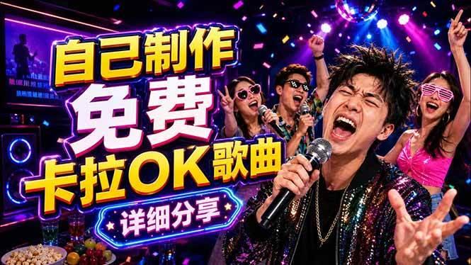 免费卡拉OK歌曲制作全攻略：音轨分离字幕制作，零基础快速做出专业K歌视频-三零资源
