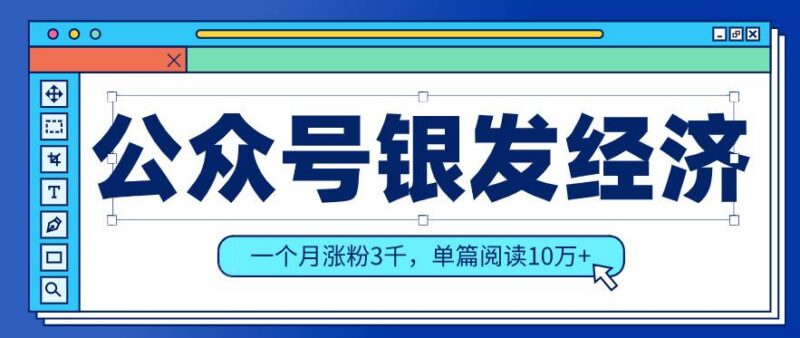 公众号老年哲学鸡汤赛道,一个月涨粉3千,单篇阅读10万+(详细操作教程)-三零资源