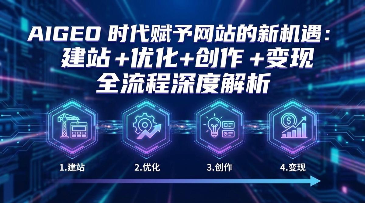 AIGEO+时代赋予网站的新机遇:建站+优化+创作+变现+全流程深度解析