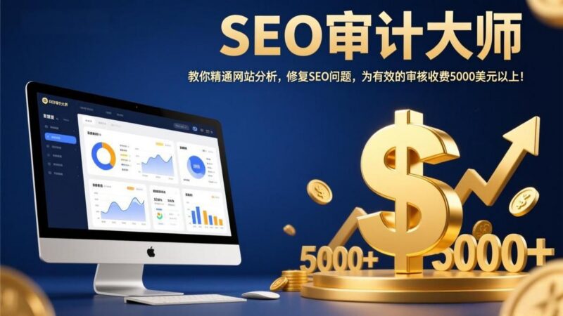 SEO审计大师:教你精通网站分析,修复SEO问题,为有效的审核收费5000美元以上!-三零资源