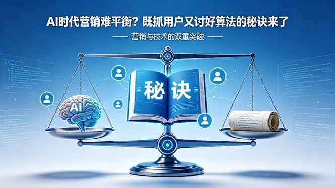 AI时代营销难平衡?既抓用户又讨好算法的秘诀来了【原创双语字幕】-三零资源