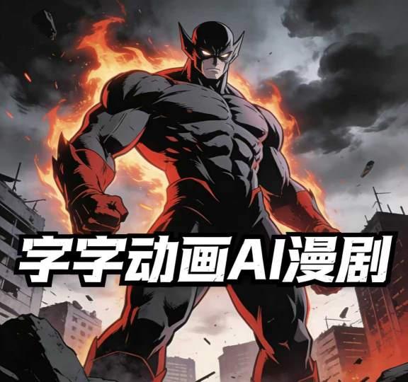 字字动画AI漫剧2026年第1期系统课程,小白看完就能学会实操的漫剧课,单人月收1-3W-三零资源