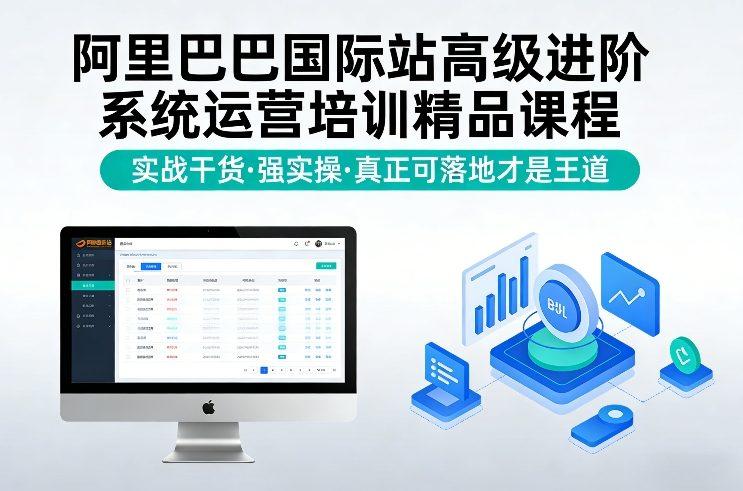 阿里巴巴国际站高级进阶系统运营培训精品课程,实战干货,强实操,真正可落地才是王道-三零资源