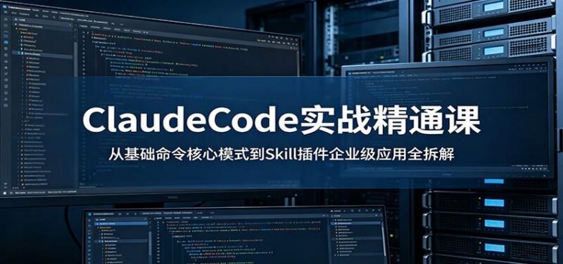 ClaudeCode实战精通课:从基础命令核心模式到Skill插件企业级应用全拆解-三零资源