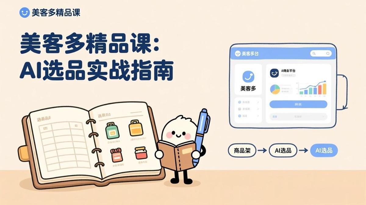 AI+美客多精品课,工具实操、数据选品、AI优化,新手也能快速上手,月入5000+美元