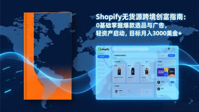 Shopify爆款打法实战:从选品到广告投放,复制爆款模型,驱动独立站月销售额破万刀 三零资源-三零资源