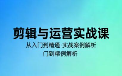 林大·剪辑与运营实战课(更新2026)-三零资源
