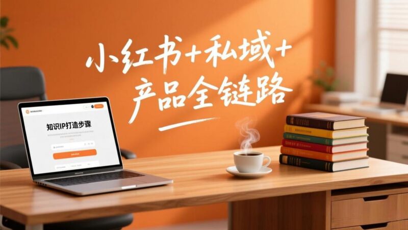 个人IP系统变现课2026，小红书+私域+产品全链路，手把手教你打造年入百万的知识IP-三零资源