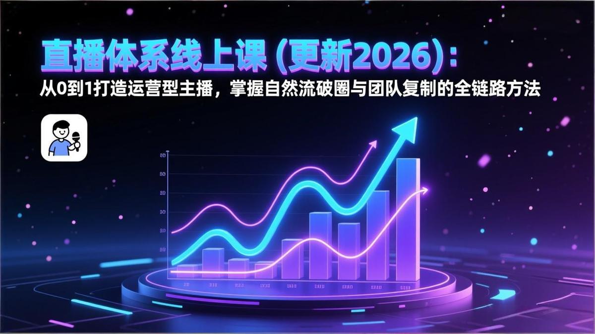 直播体系线上课(更新2026