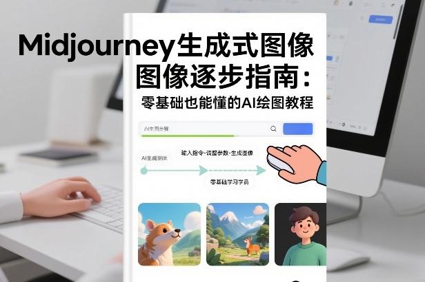 Midjourney生成式图像逐步指南：零基础也能懂的AI绘图教程-三零资源